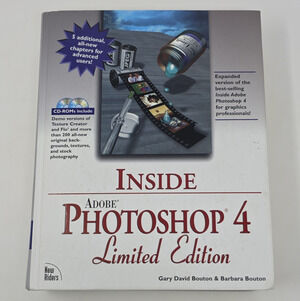 Adobe Photoshop 4 Limited Edition User Manual w/ Companion CD-ROM Win/Mac